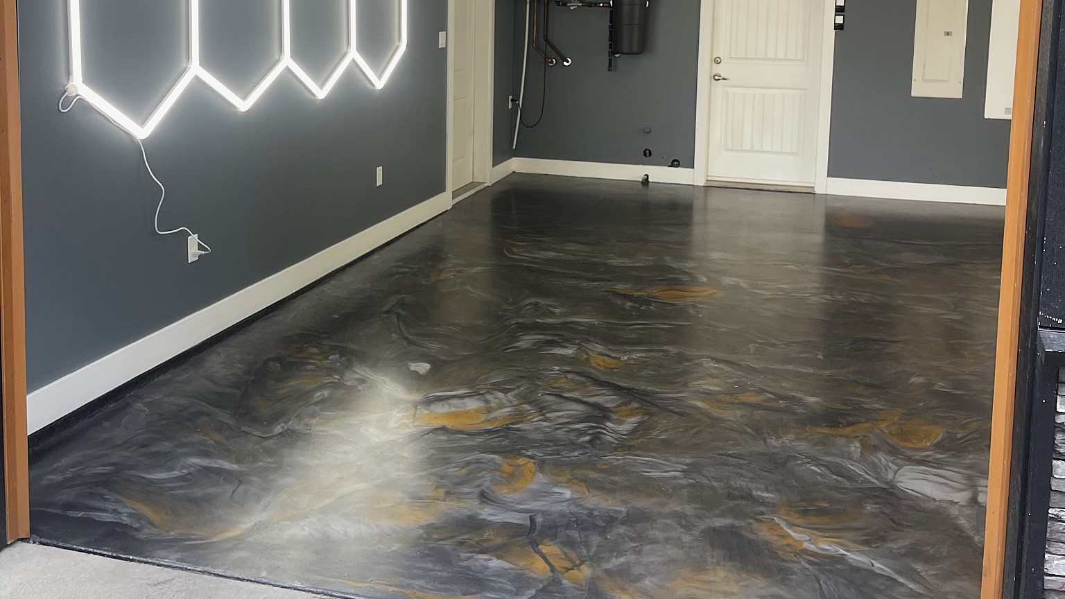 After epoxy coating